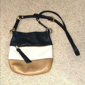 striped crossover bag!